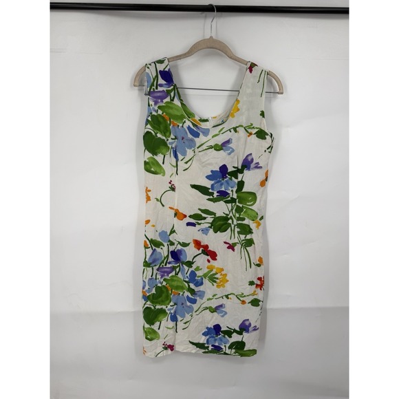 Jams World Dresses & Skirts - Jams World Floral Mini Sleeveless‎ Y2K Dress Women M Colorful Retro Art To Wear